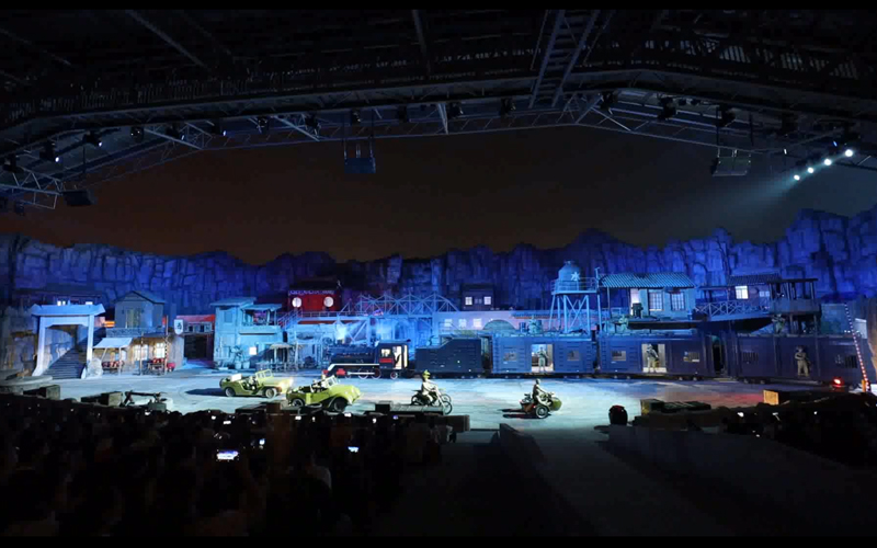 山东泰安秀城《铁道游击战》大型实景演艺项目